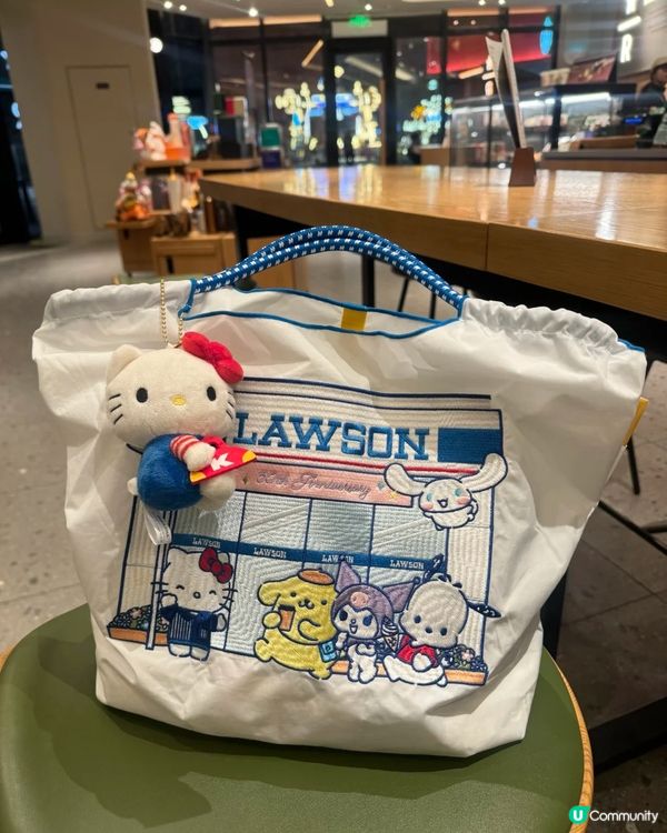 買到日本超火Lawson三麗鷗聯名包包😍