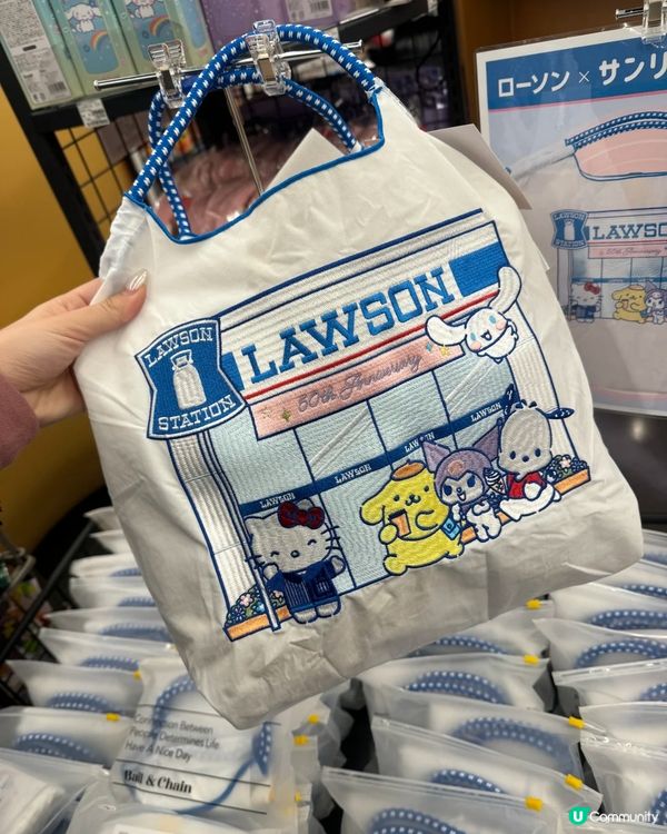 買到日本超火Lawson三麗鷗聯名包包😍