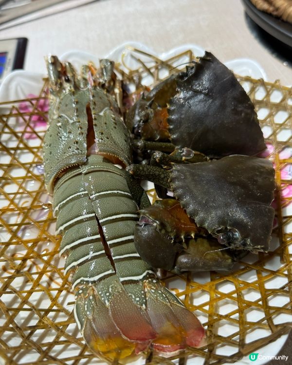 $450食十款海鮮 連粥底 糖水