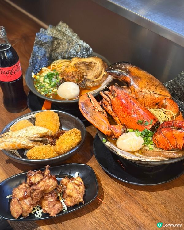 大過手掌✋🏻深水埗巨型龍蝦拉麵🦞