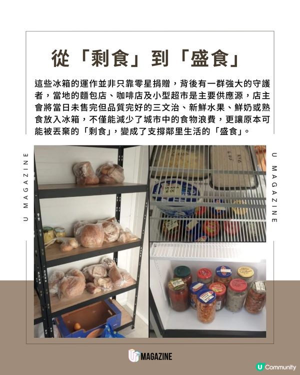 波蘭社區的共享冰箱！                                    