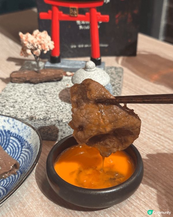 壽喜燒好好食，牛味濃郁，仲有蟹肉撈飯