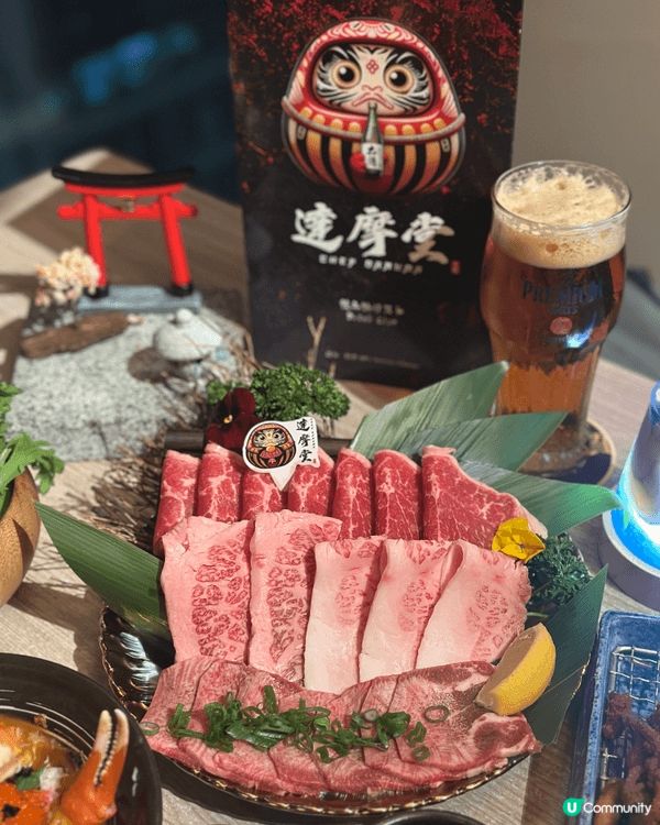 壽喜燒好好食，牛味濃郁，仲有蟹肉撈飯