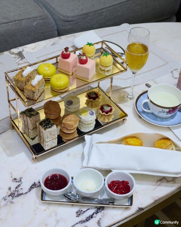 Afternoon tea ☕香港朗廷酒店 × 本地純素品牌