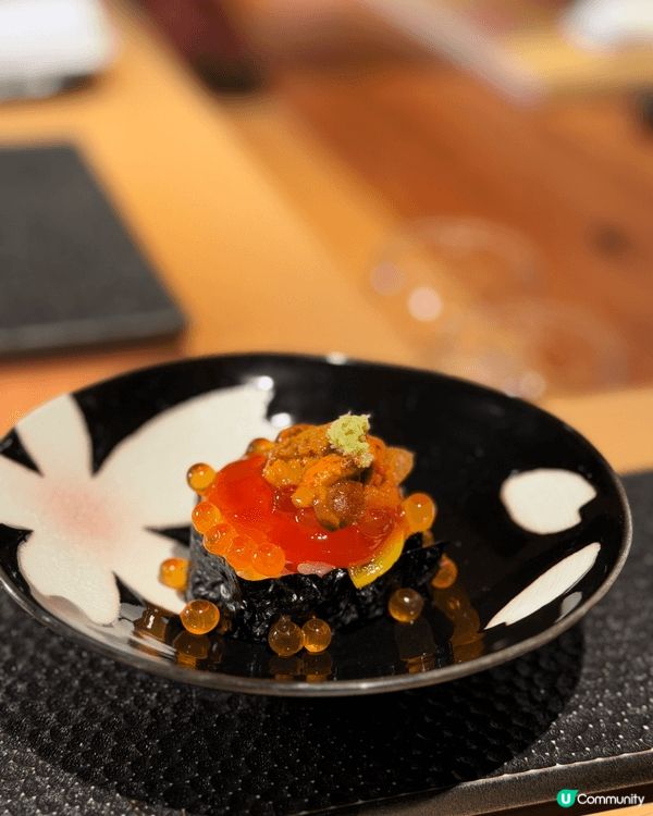 最鐘意食日本野，特別係壽司！真係太滿足😌最愛海膽和蟹籽