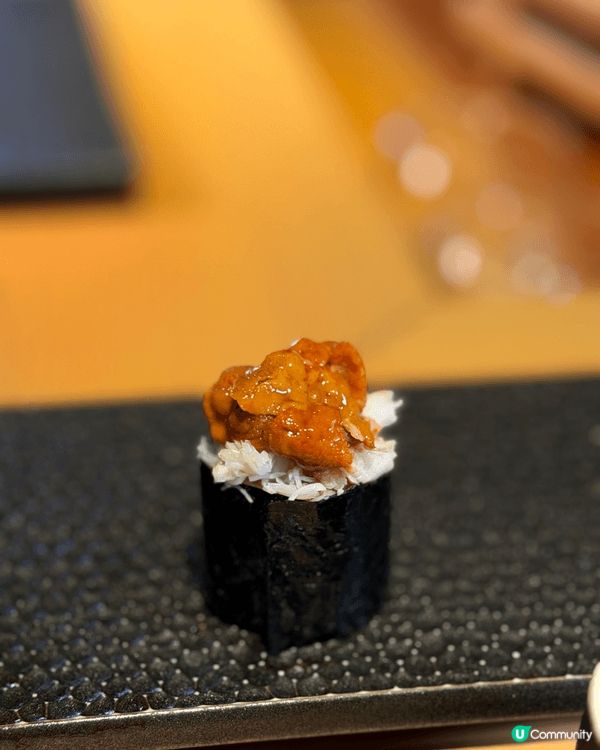 最鐘意食日本野，特別係壽司！真係太滿足😌最愛海膽和蟹籽
