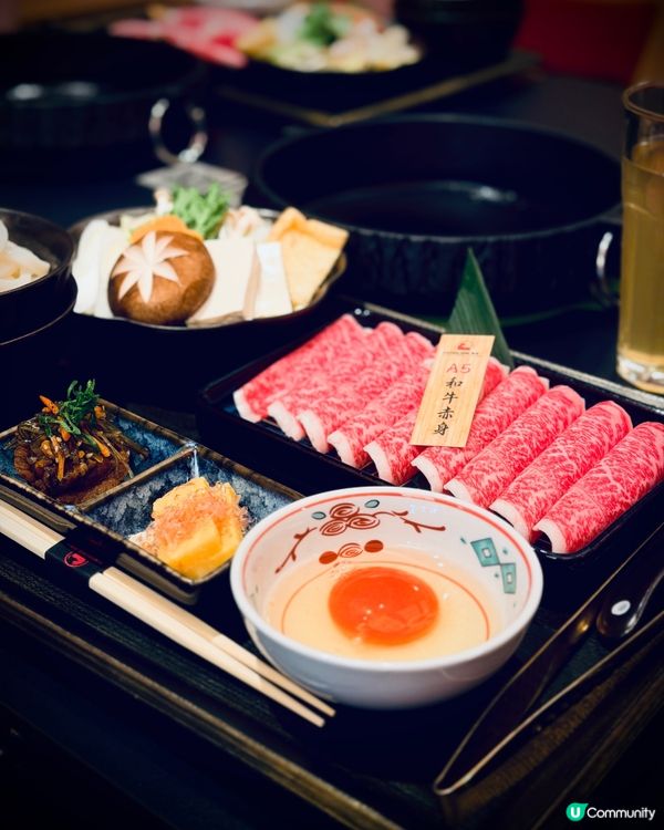 𓂃.𓈒中環𓎏ෆ.ᐟ一人一鍋A5和牛壽喜燒𓈒𓂃.