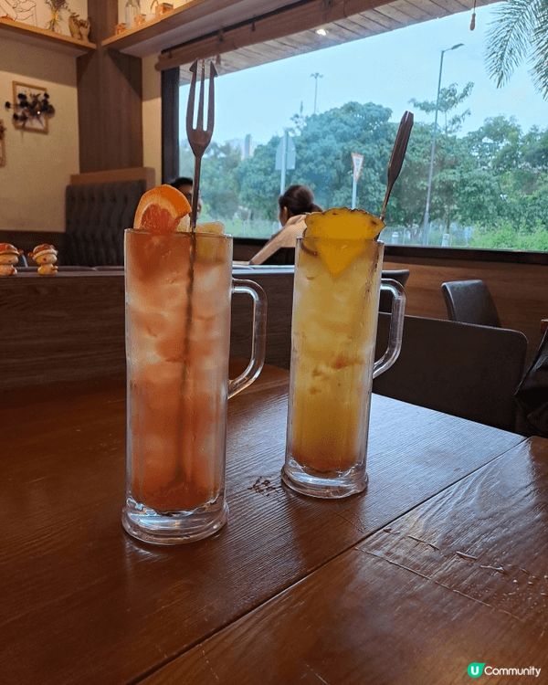 屯門木玥巷， 街坊小店主打台式食物, 佢嘅水果茶 🍹真係超值...