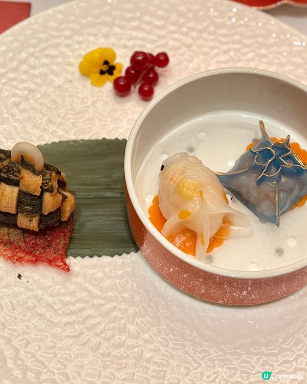 九龍香格里拉米芝蓮一星中菜廳香宮登場 和牛手袋酥/爆炒藍龍蝦/藍天使蝦花餃                                    