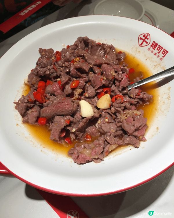 辣可可以湘菜現炒黃牛肉為招牌，選用秦川黃牛，肉質鮮嫩，配合蒜...