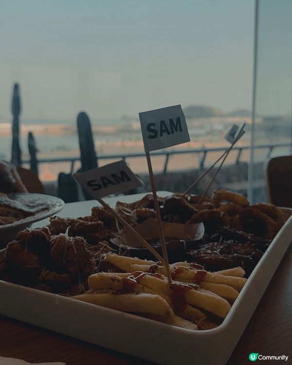 珠海Sam Outdoor Cafe超chill！坐在落地玻...