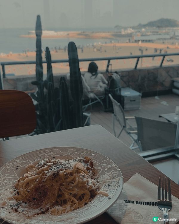 珠海Sam Outdoor Cafe超chill！坐在落地玻...