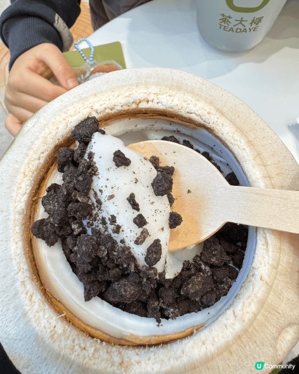 茶大椰嘅椰子飲品食品都好吸引！我同兩個仔都勁鍾意佢哋嘅Ore...