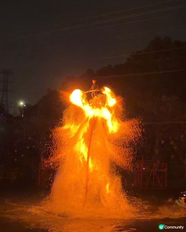 ✨深圳🇨🇳-⚠️💬竟未過看非遺打鐵花⁉️💢 水上火壺超好看