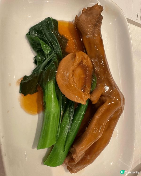 上述的菜式，簡單又美味，鵝掌，湯，蝦仁帶來一頓豐富的晚餐