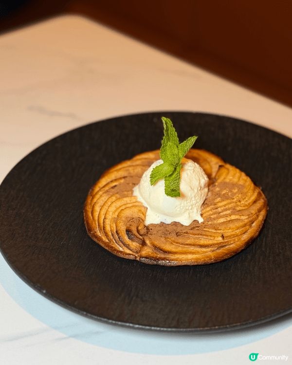 估唔到食墨西哥菜會食到法國經典甜點，反轉蘋果撻🍎✨蘋果切成一...