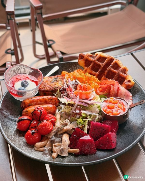 大埔龍尾灘放空喵喵cafe💚打卡180度海景🌊