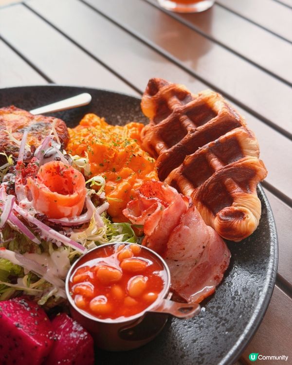 大埔龍尾灘放空喵喵cafe💚打卡180度海景🌊