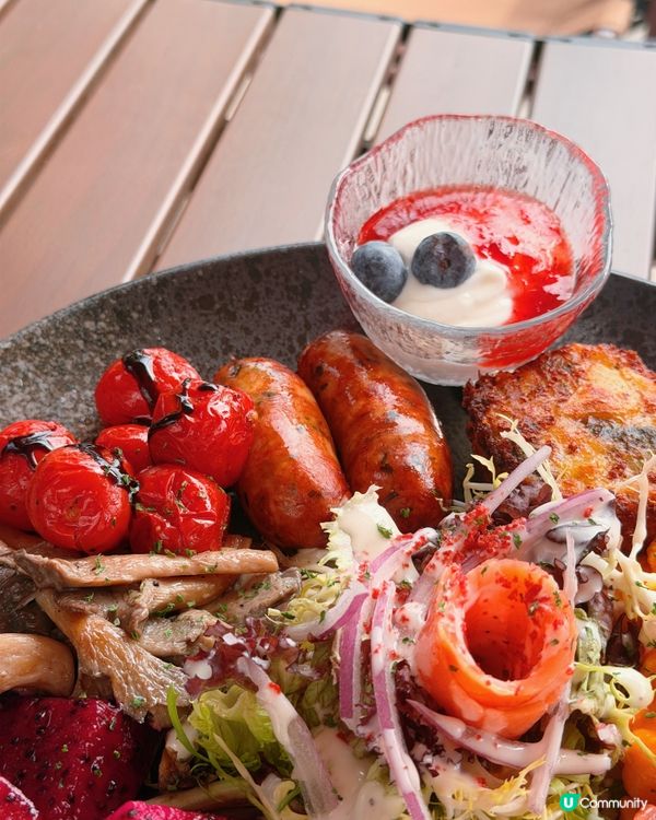 大埔龍尾灘放空喵喵cafe💚打卡180度海景🌊