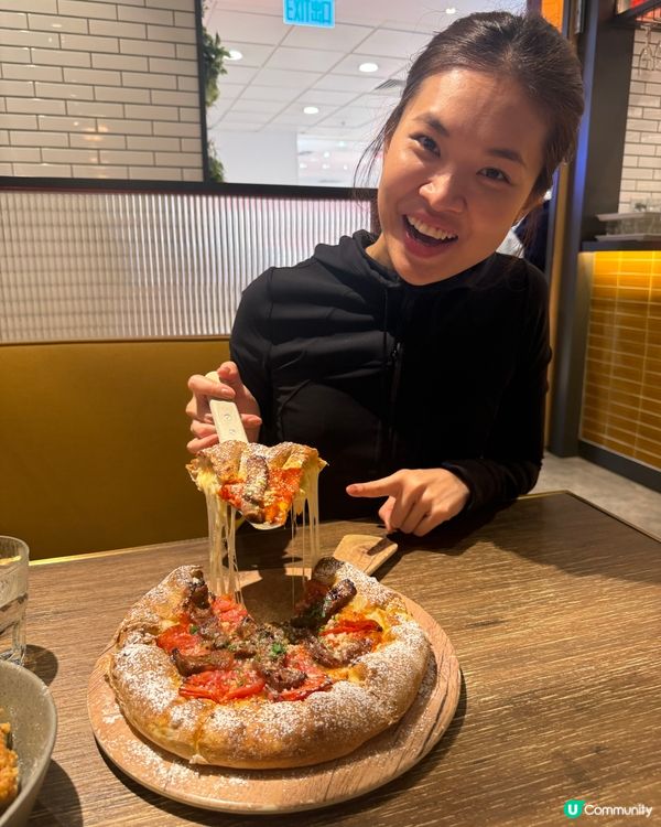 韓式爆餡厚批+炸雞🧀🍗🤤