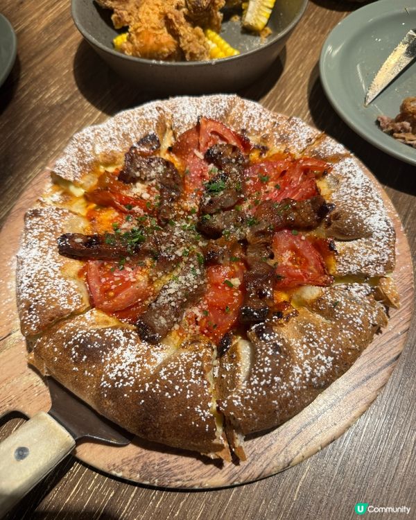 韓式爆餡厚批+炸雞🧀🍗🤤