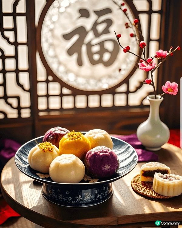 這是一道名為桂花蜜拉糕的上海傳統甜點。 