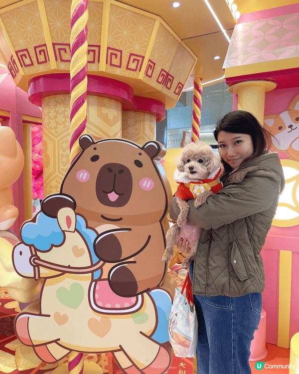 假日同我隻汪汪肥妹去左Mikiki 影靚靚相❤️