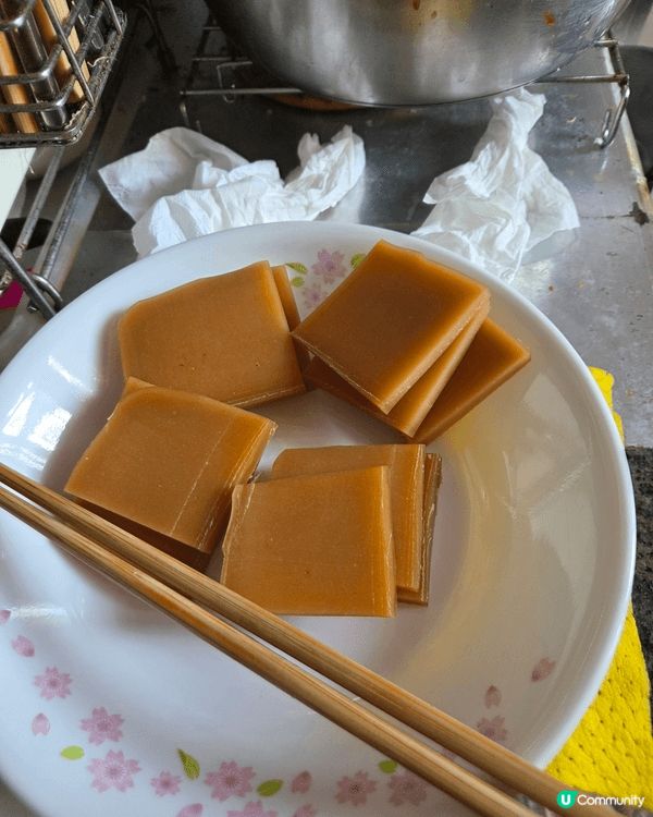 過年不能少年糕，由其是買少見少的柴火年糕