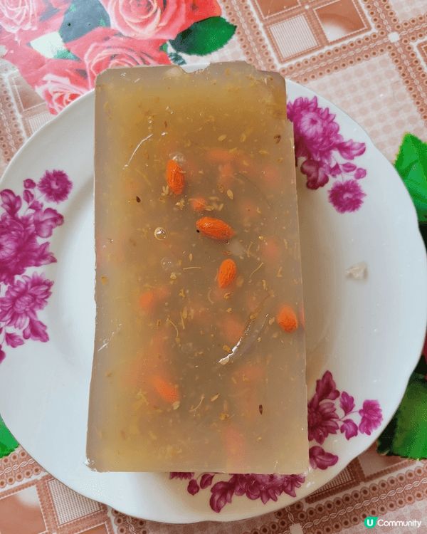 桂花杞子棗皇糕，清甜香口的凍食甜品，補血養顏潤肺，㊗️馬年財...