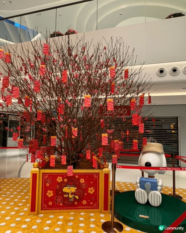 上環信德中心邀請咗Snoopy同我哋拜年🤣