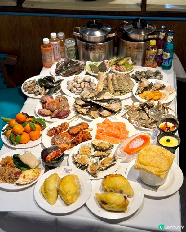 海鮮+榴槤任食！🦀💰