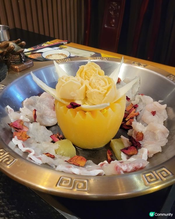 滋補豆乳鍋！龍躉玫瑰超吸睛！🌹🍲