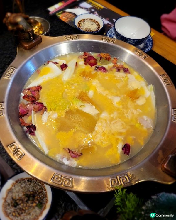 滋補豆乳鍋！龍躉玫瑰超吸睛！🌹🍲