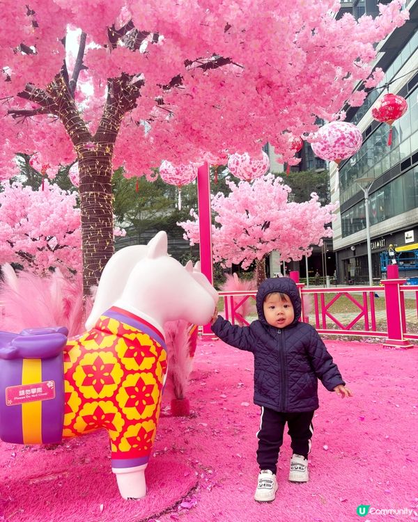 農曆新年x情人節主題打卡Pink花海🌸♥️