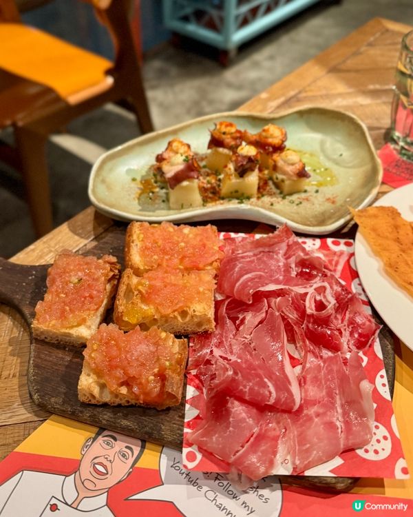 人均$498 多道西班牙菜套餐🇪🇸