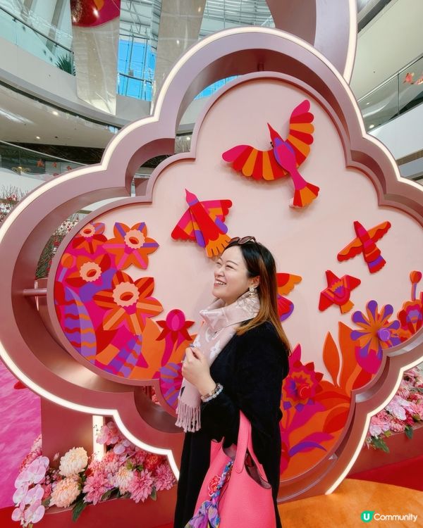 百鳥朝鳳迎新春！中庭變藝術樂園！🤩