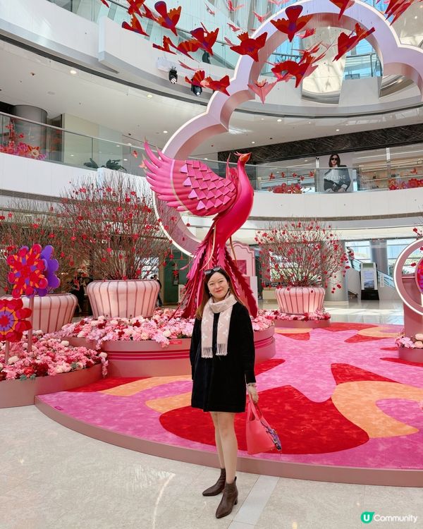 百鳥朝鳳迎新春！中庭變藝術樂園！🤩