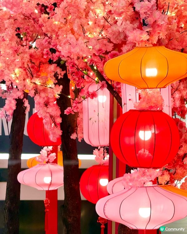 想今年桃花朵朵開？美麗華巨桃樹打卡位！🌸✨