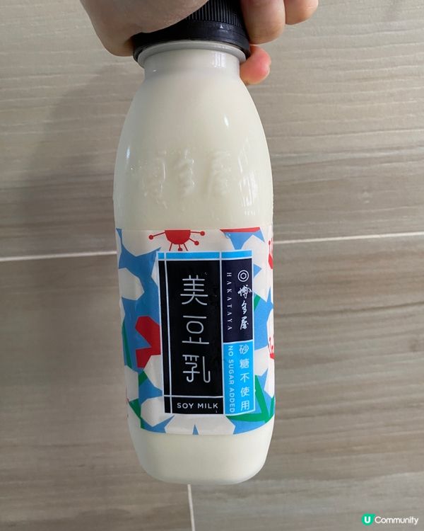 無糖豆乳新登場！健康之選！💪
