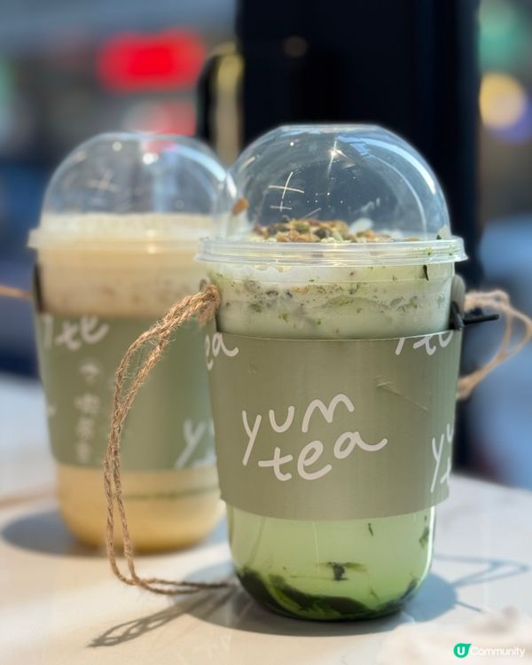 炮台山喫茶舍💚開心果歐蕾好正😋