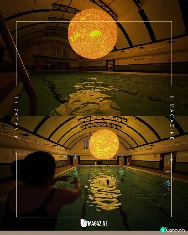 英國泳池出現了超大太陽？直徑5米！製作集40萬張NASA太陽圖片！                                    