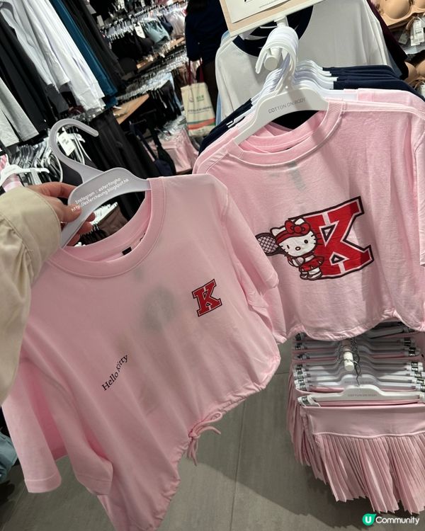 Cotton On 有 Kitty & Melody👚🧦🧢🎒