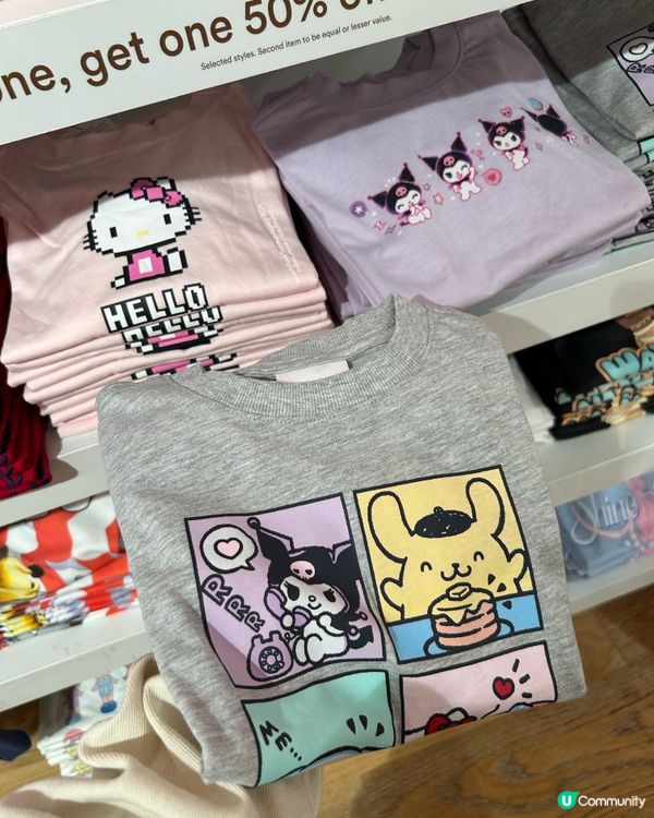 Cotton On 有 Kitty & Melody👚🧦🧢🎒