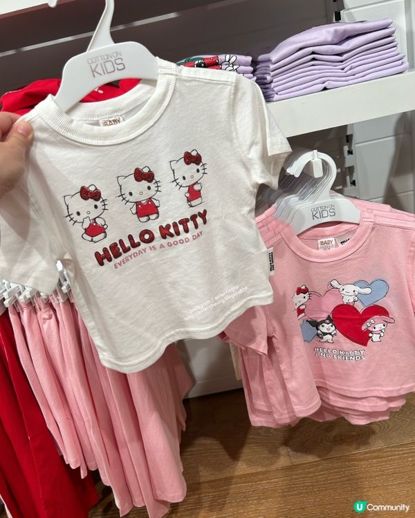 Cotton On 有 Kitty & Melody👚🧦🧢🎒