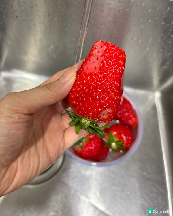 日本士多啤梨🍓 靜岡大顆但脫皮 99.9元兩包抵買！