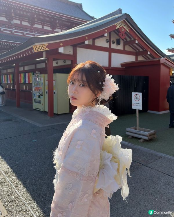 First try和服😙但係冬天着真係好凍🥶🥶