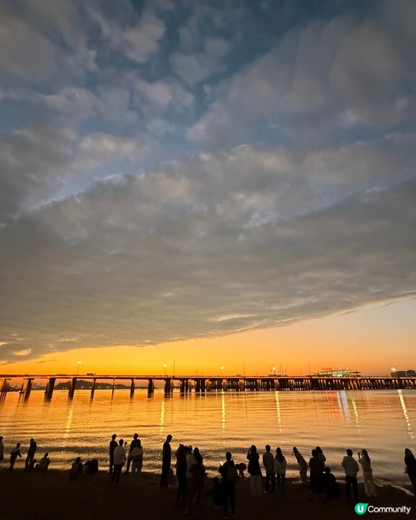 深圳唔止食飯！公園偶遇絕美日落🌅