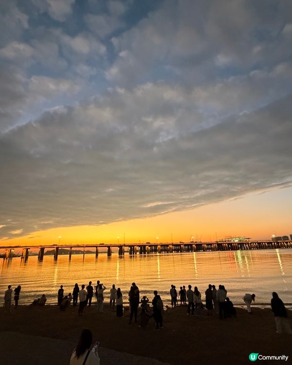 深圳唔止食飯！公園偶遇絕美日落🌅