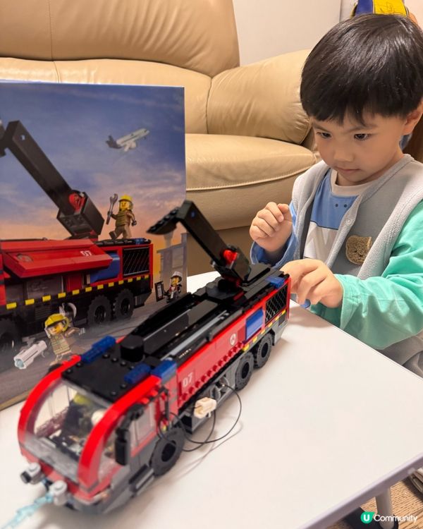 考完試獎勵！消防車勁好玩！🚒🤩