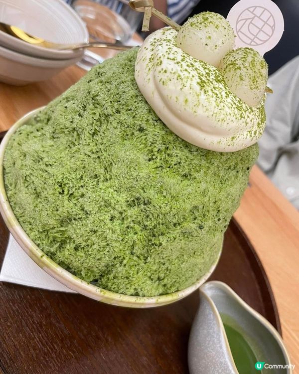 抹茶沙冰，夏日透心涼！😋